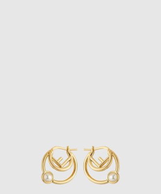 알파벳 F 이어링 8AK237