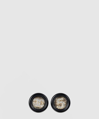 라운드 블랙 이어링 AB6225