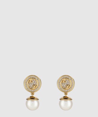 블론디 시리즈 크리스털 진주 귀걸이 815151