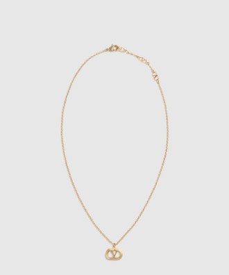 오발 메탈 네크리스