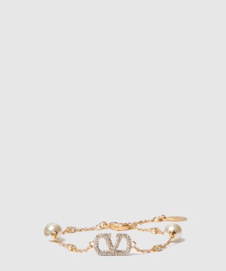 진주 장식 브레이슬릿