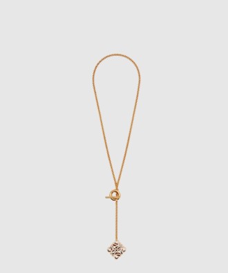 페이브 애너그램 넥클리