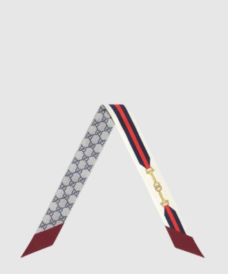 프린트 실크 넥 보우 756937