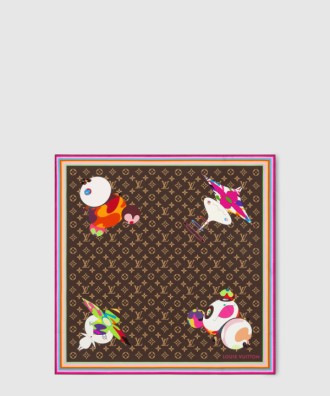 LV x TM 모노그램 슈퍼플랫 캐릭터 스퀘어 90 M96274