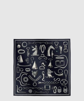 IInventaire Poetique pour un Conte Sellier 스카프 90