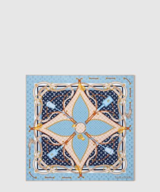 비통 플라워 앤드 스트랩 스퀘어 90 M96123