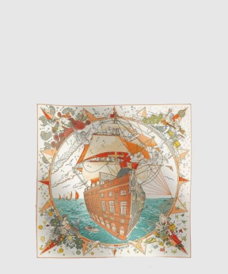 Hermes Flagship 스카프 90