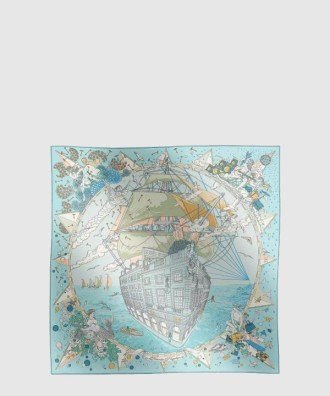 Hermes Flagship 스카프 90