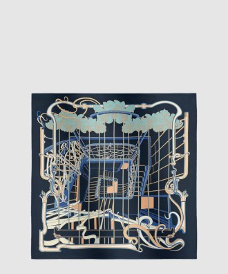 La Ligne Coup de Fouet 스카프 90