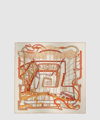 La Ligne Coup de Fouet 스카프 90