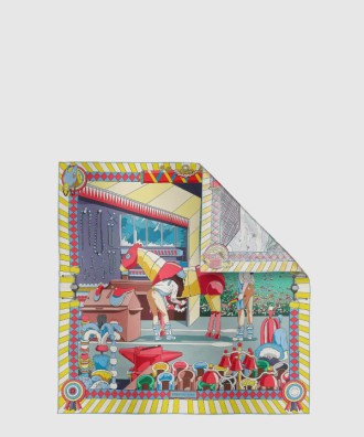 Pony Pit Stop 더블 페이스 스카프 90