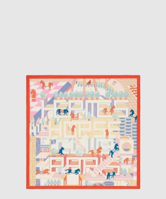 Horse Club Detail 스카프 90