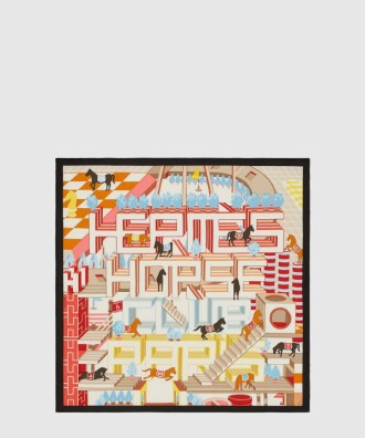 Horse Club Detail 스카프 90