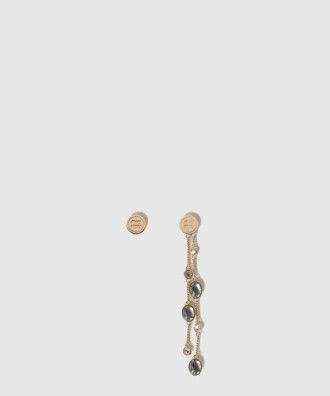 비대칭 금속 귀걸이 5IO128