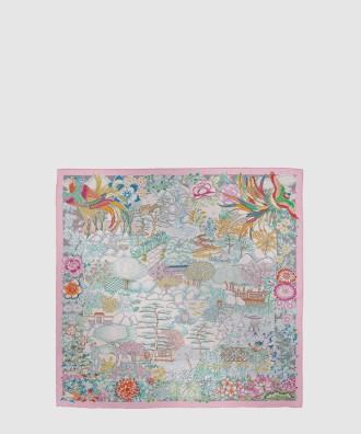 Mille Feuilles de Soie 더블 페이스 스카프 90