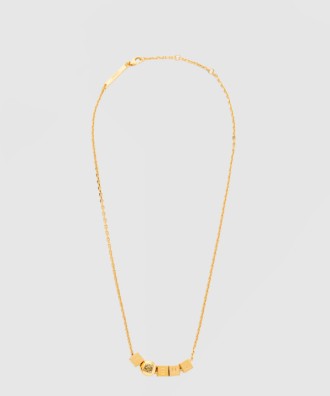 페블 큐브 목걸이