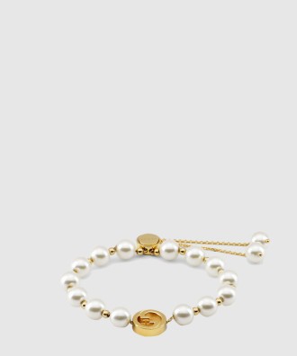 인터로킹 펄 팔찌 839033