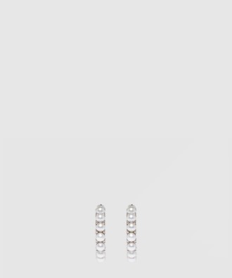 모조 진주 장식 귀걸이 5JO665