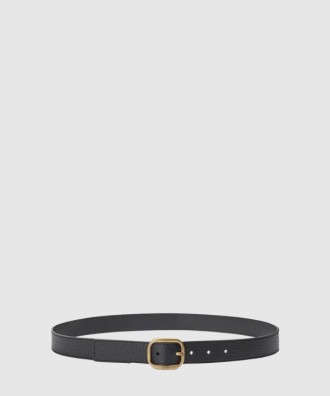 송아지 가죽 원형 벨트