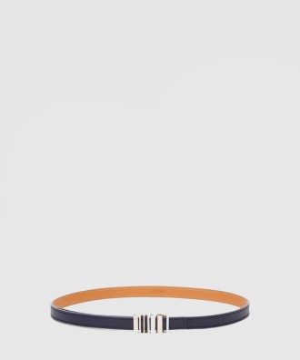 클래식 송아지 가죽의 둥근 소프트 벨트