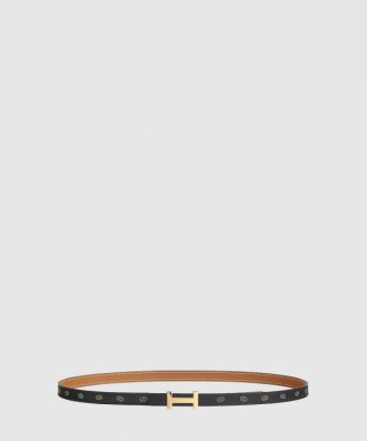 Mini 5382 벨트 버클 Hermes sur Mer 리버서블 가죽 스트랩