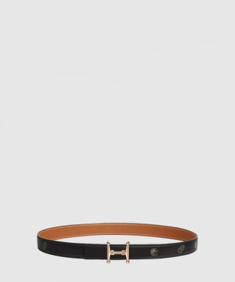 Mors H 벨트 버클 Hermes sur Mer 리버서블 가죽 스트랩