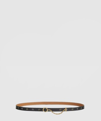 Carrousel 벨트 버클 Hermes sur Mer 리버서블 가죽 스트랩