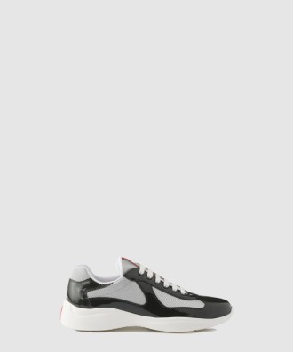 아메리카 컵 페이턴트 가죽 및 기능성 소재 스니커즈 4E3400