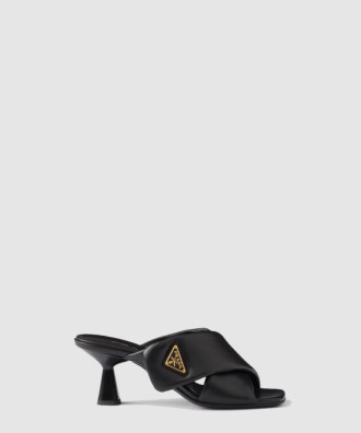 패딩 나파 가죽 샌들 1XX754