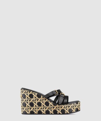 L Amazone Dior 웨지힐 뮬 KCO26