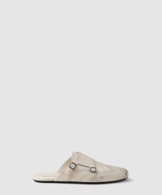 셔플 앤티크 레더 더블 몽크 스트랩 뮬 2S2992