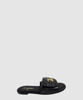 CC로고 턴 락 뮬 샌들 G46119