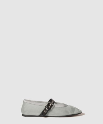 메쉬 패브릭 발레리나 5F373E