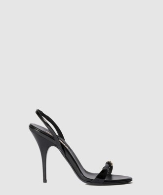 에나멜 가죽 샌들 5X343E