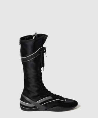 김나지움 기능성 소재 및 스웨이드 복서 부츠 5W429E