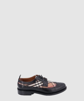 빈티지 체크 레이스업 슈즈 80527591