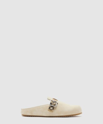 스웨이드 어친 클로그 81133021