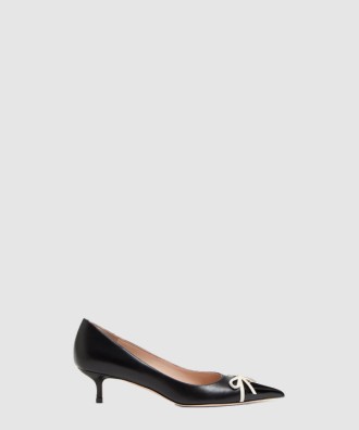 비포인티 페이턴트 레더 키드스킨 펌프