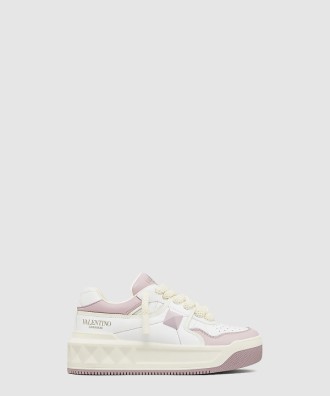 나파 가죽 원 스터드 XL 스니커즈