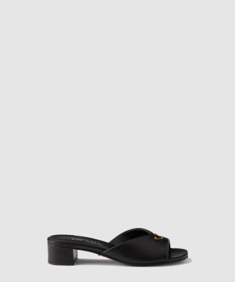 패딩 나파 가죽 샌들 1XX711