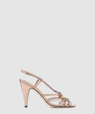 크리스털 하이힐 샌들 777448