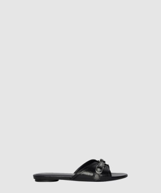 로고패턴 자카드 샌들 브라운 707368