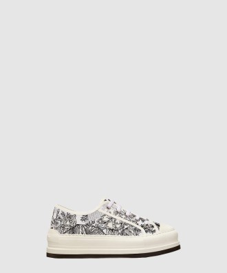 WalknDior 플랫폼 스니커즈 KCK38