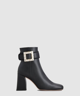 트레스 비비에르 가죽 부츠 5224