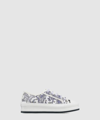 Lucky WalknDior 플랫폼 스니커즈 KCK38