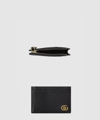 구찌 GG 마몽 레더 카드 케이스 657589