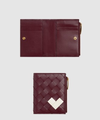 바이 폴드 인트레치아토 스몰 지퍼 지갑 742330