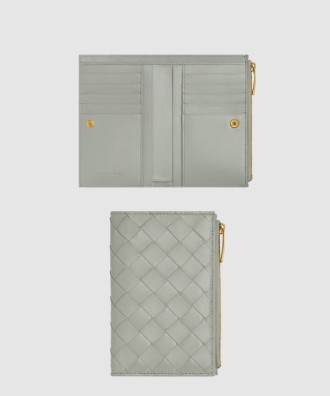 인트레치아토 미디엄 지퍼 지퍼 바이폴드 지갑 749940