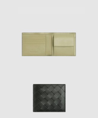 동전 지갑을 갖춘 인트레치아토 폴더형 지갑 749412