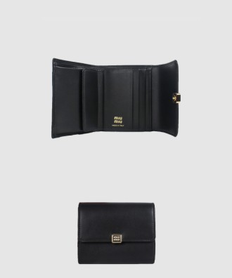 로고 레더 반지갑 5MH040